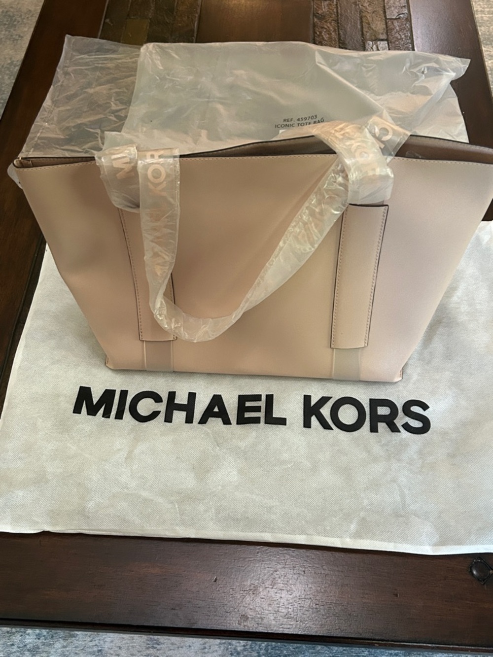 Michael Kors Blush Pink Iconic Tote  Bag - Picture 5 of 9